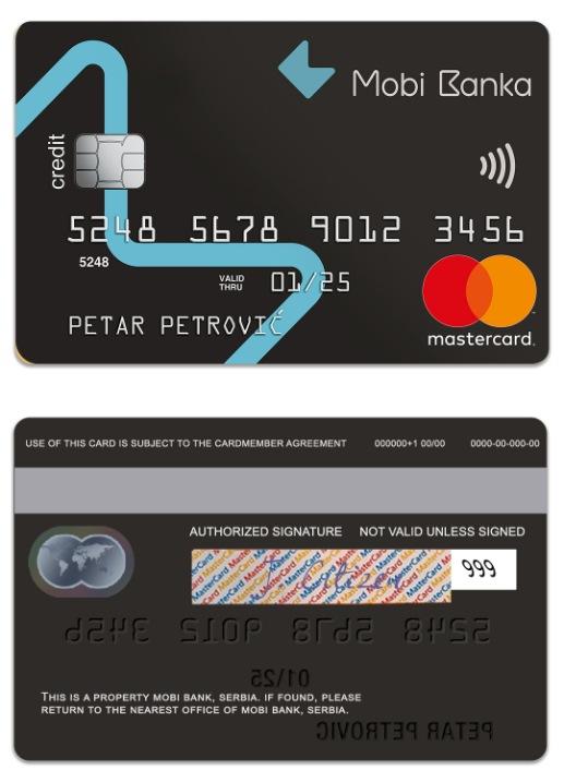 Serbia Mobi Bank mastercard